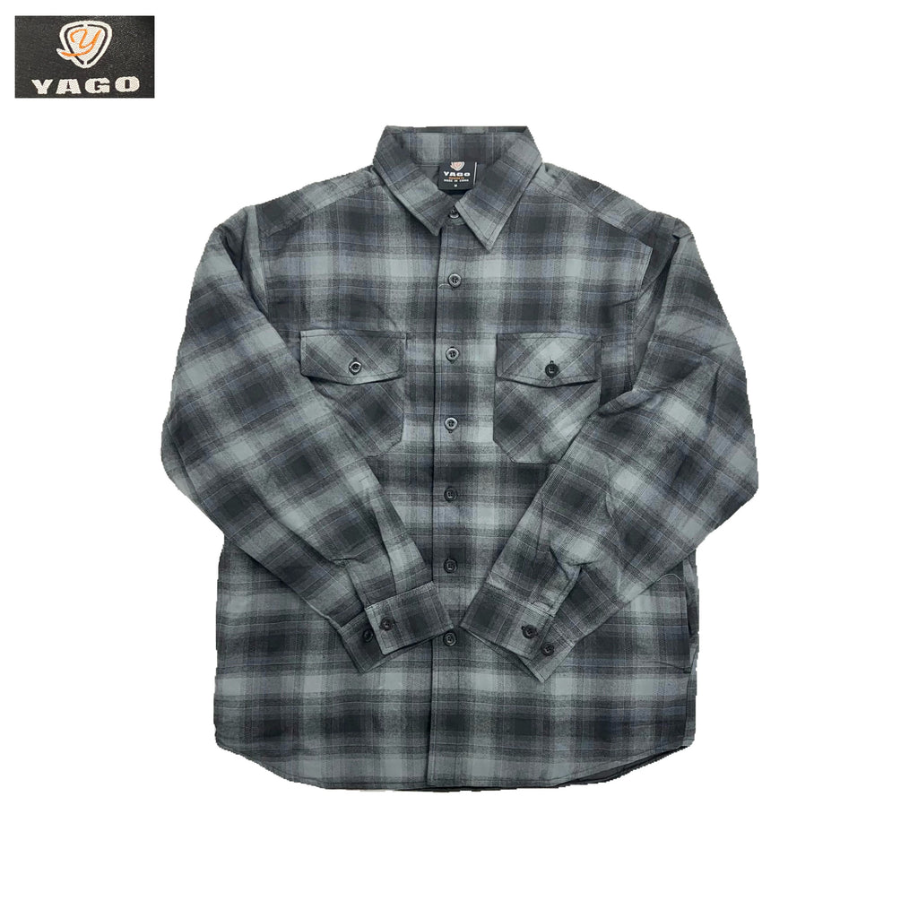Yago Flannel Jacket with Two Side Pockets