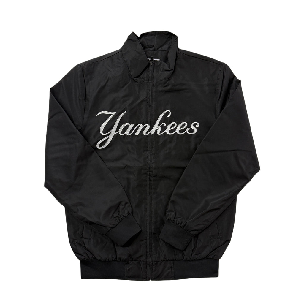New York Yankees Zipper Windbreaker - Black
