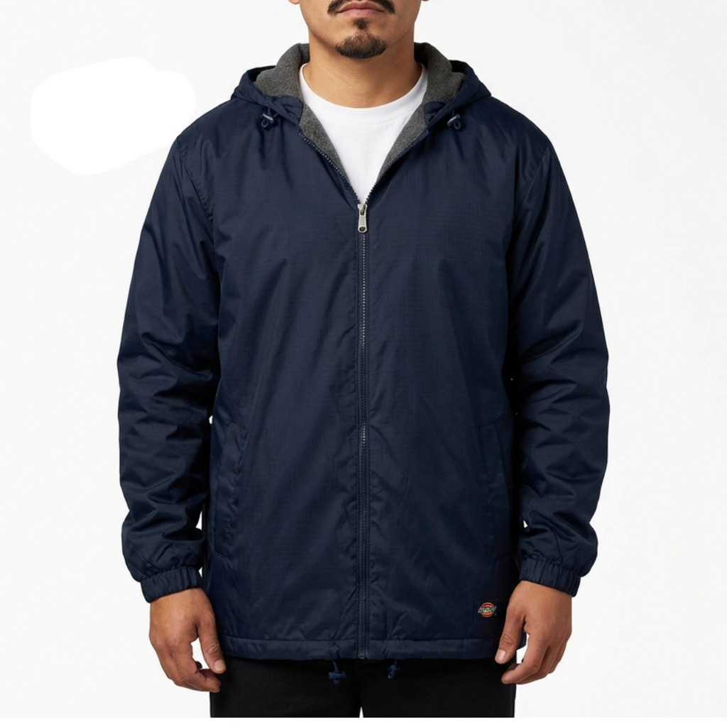 Dickies Fleece Lined Nylon Hooded Jacket